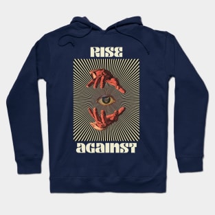 Hand Eyes Rise Agaist Hoodie